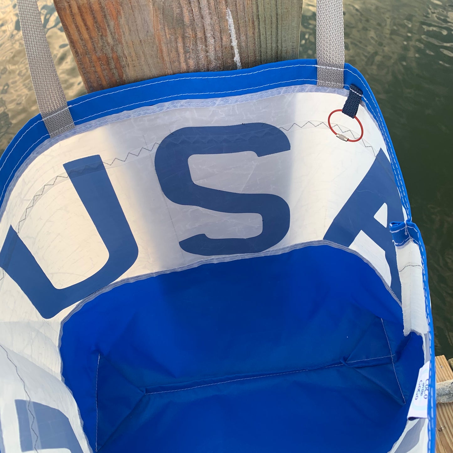 XXL Tote - USA Opti Sail & Caribbean Blue