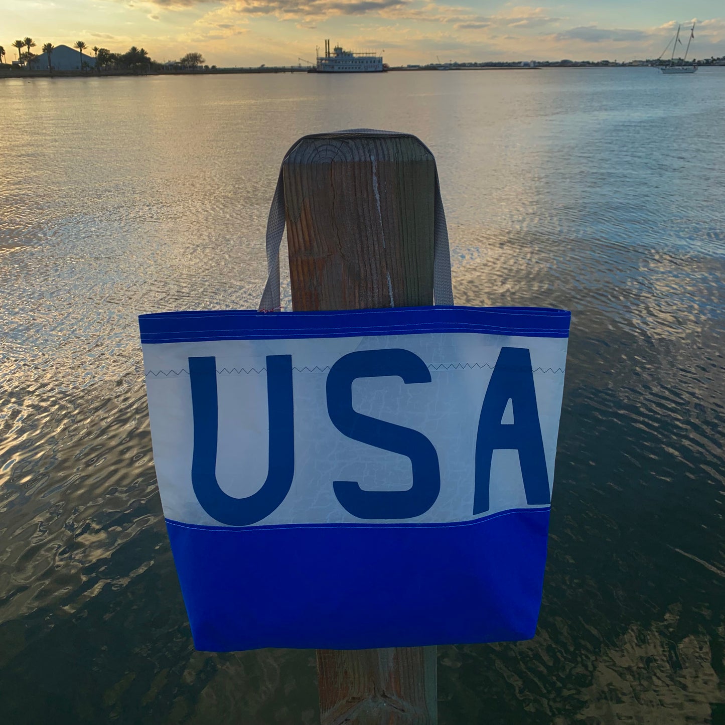 XXL Tote - USA Opti Sail & Caribbean Blue
