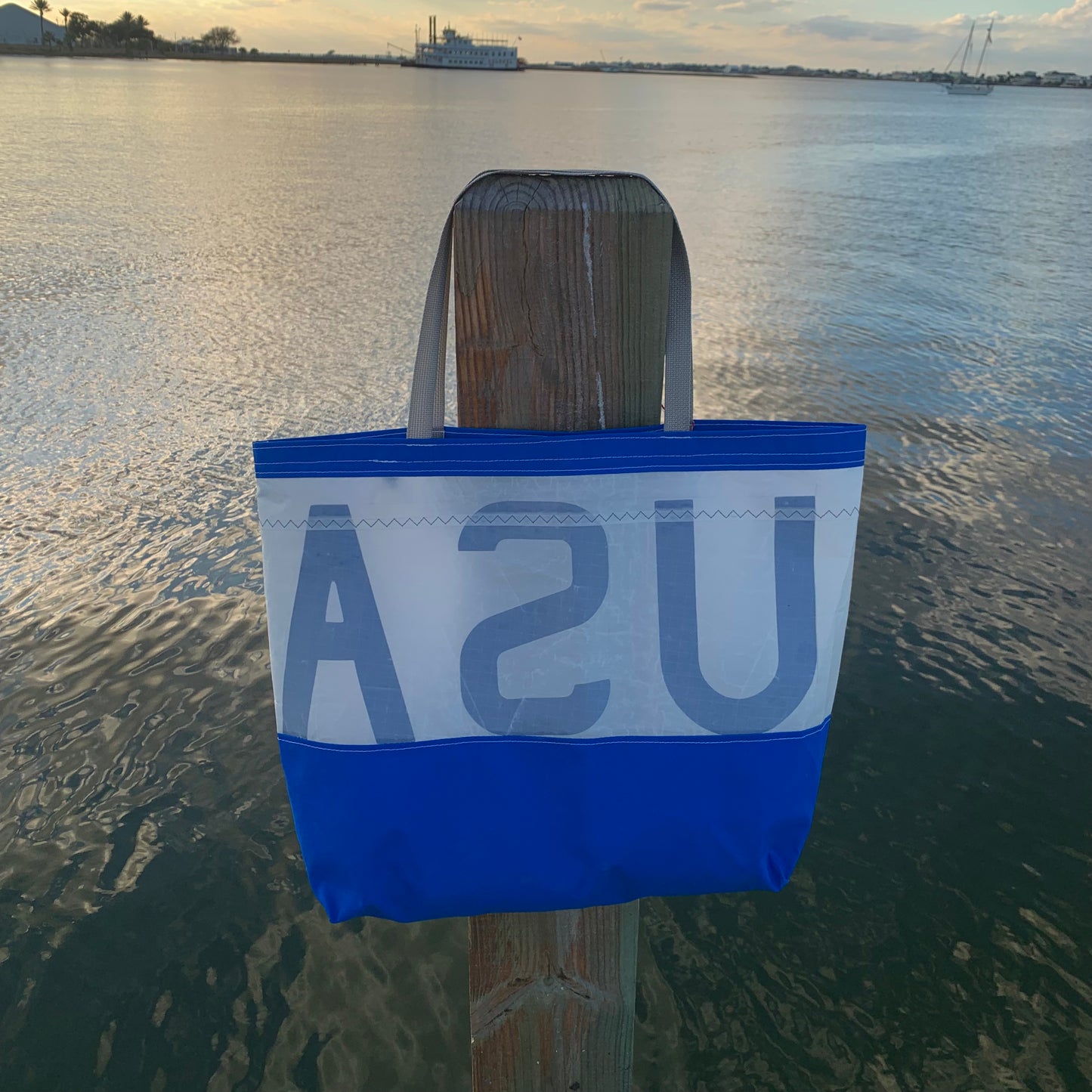 XXL Tote - USA Opti Sail & Caribbean Blue