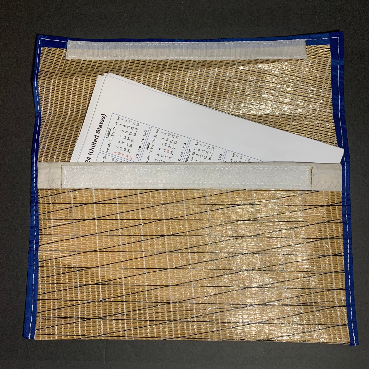 Kevlar Envelope with Blue Edge