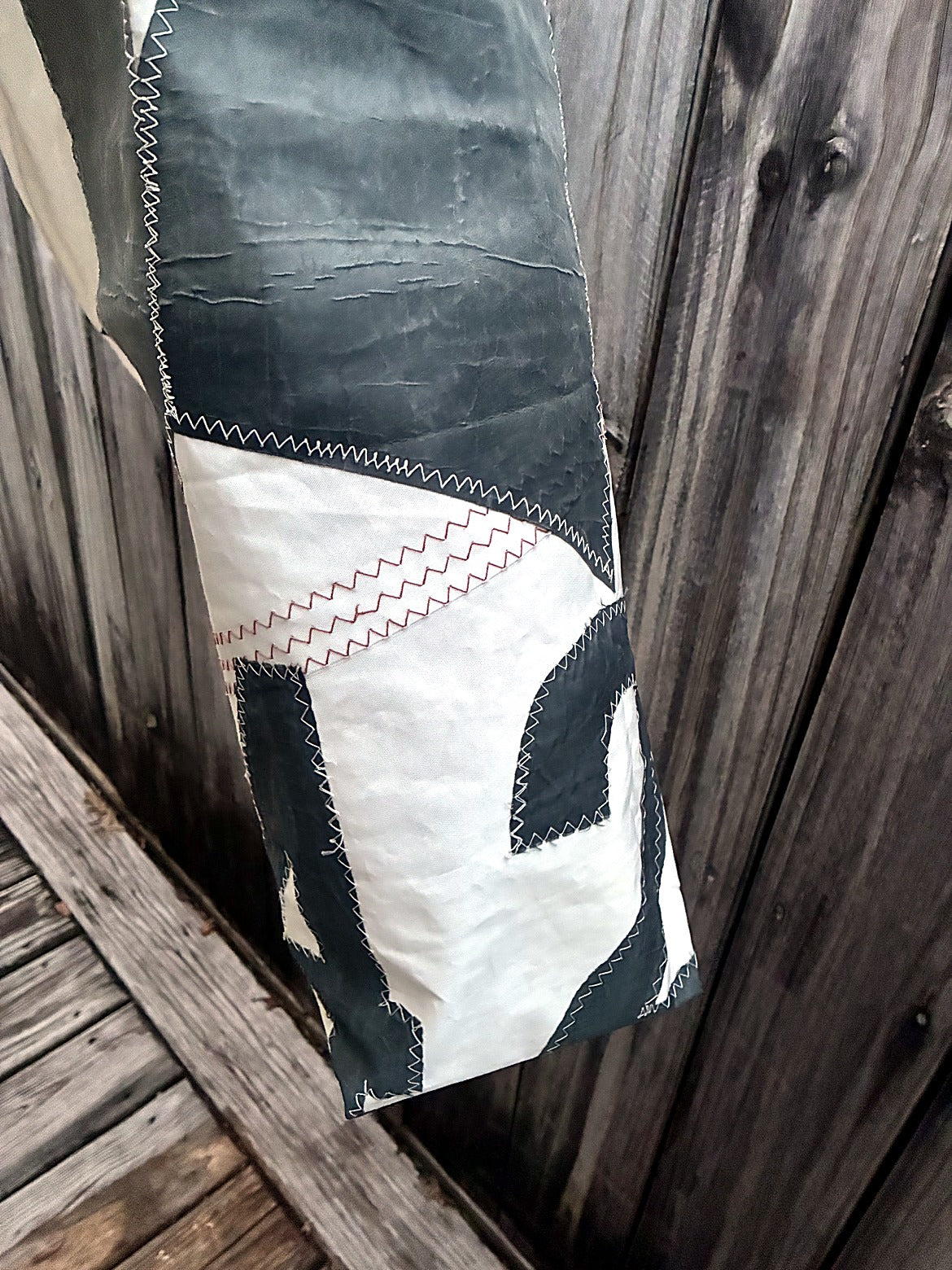 The Haul – Sailcloth Tote | Hunter 42 Sail, Galveston Bay | Made from Real Sail | Nautical Gift