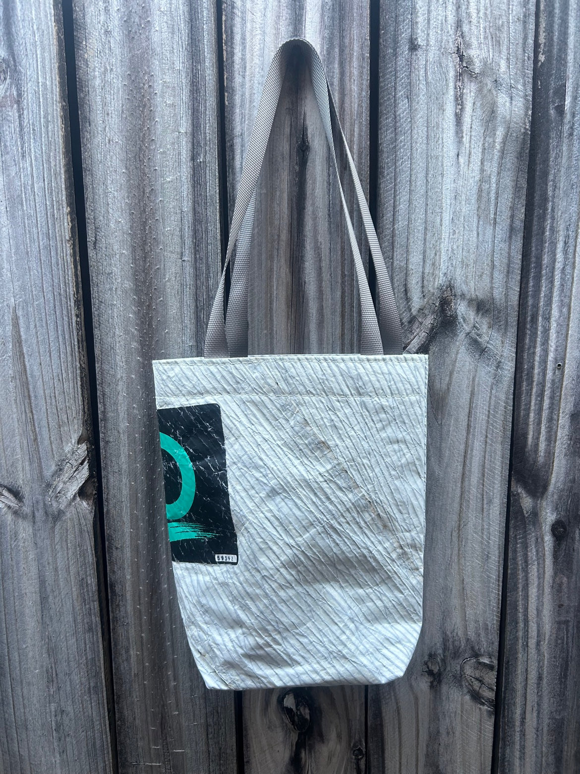 The Haul – Sailcloth Tote Bag | Code 0 Sail, Quantum Tack Patch | One of a Kind | Made from Real Sail
