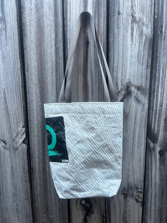 The Haul – Sailcloth Tote Bag | Code 0 Sail, Quantum Tack Patch | One of a Kind | Made from Real Sail