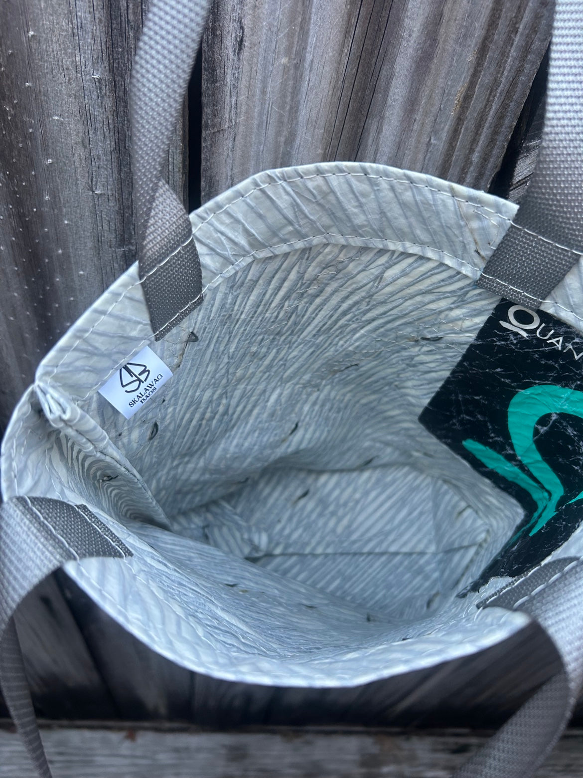 The Haul – Sailcloth Tote Bag | Code 0 Sail, Quantum Tack Patch | One of a Kind | Made from Real Sail