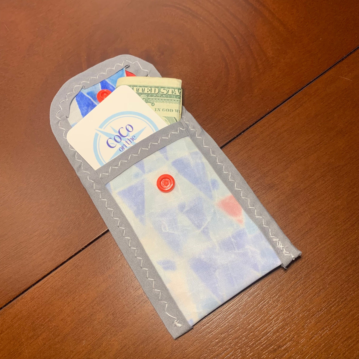 Optimist sail back pocket wallet